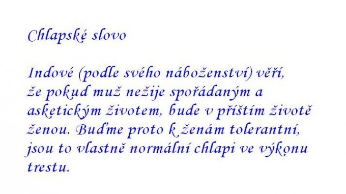 Chlapske slovo